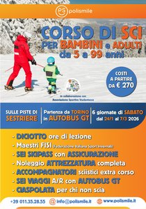 Corsi di sci per adulti e bambini - Polismile
