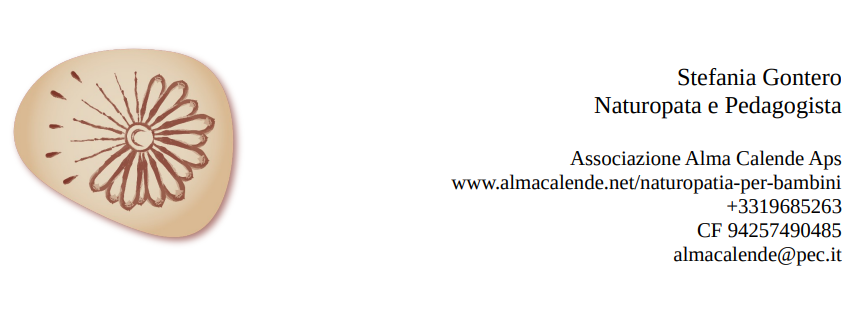 Stefania Gontero, Naturopata per bambini e adulti