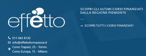 Associazione Effetto - Corsi di Formazione cofinanziati