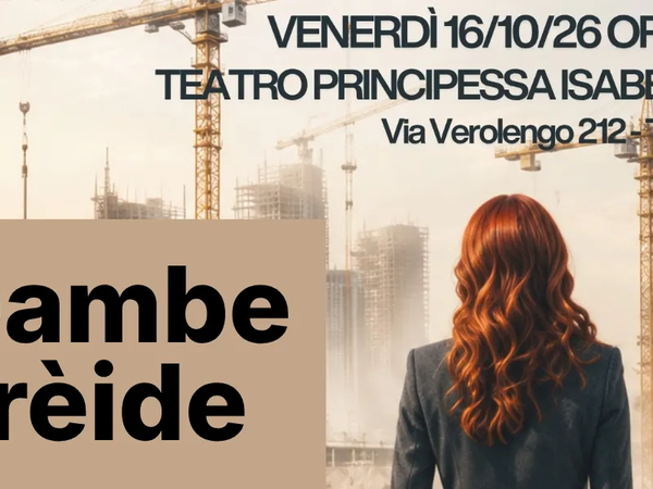 “Gambe Frèide”: a Torino uno spettacolo teatrale sulle morti bianche e la giustizia sociale
